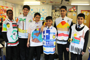 Year 7 in T-shirts