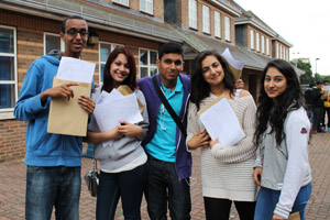  Happy students