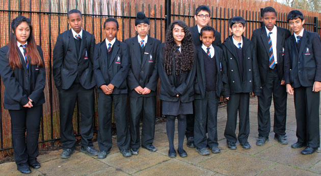 Year 8 students who visited Brunel University