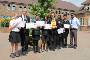  Award winners with Mr Andhee