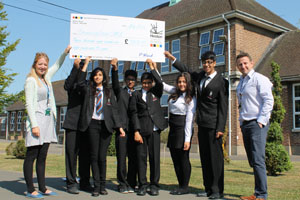  Students present cheque to Shooting Star CHASE