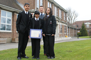  Jack Petchey Award winners with JR