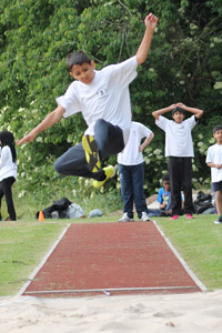  Boy long jumper