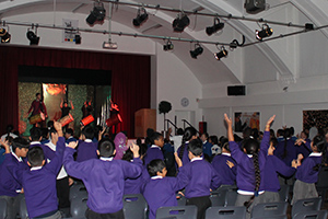  Primary School students enjoying the show