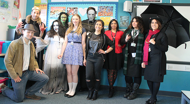  The English Dept as literary characters