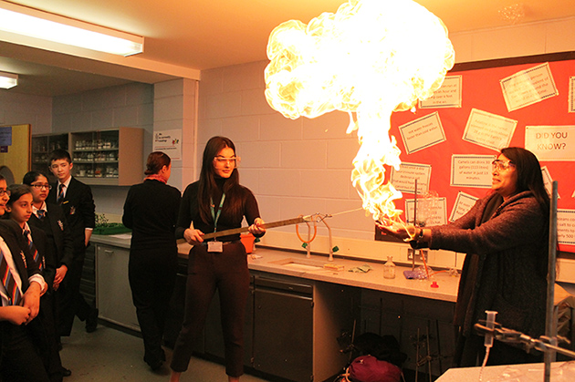  Demo Day in Science Week - flammable methane bubbles