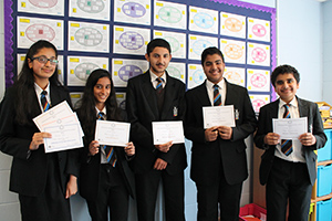  Year 8 Maths award winners