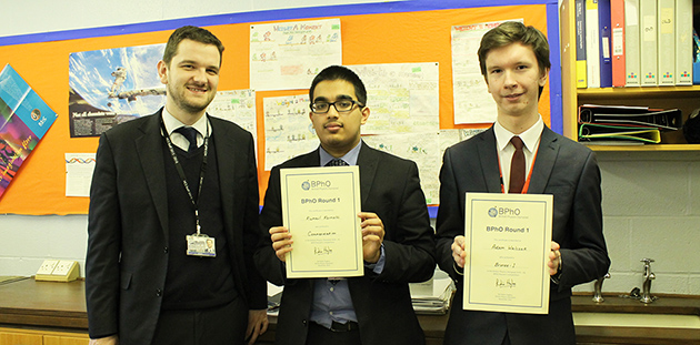  Mr Newton with award winners Adam & Kumail