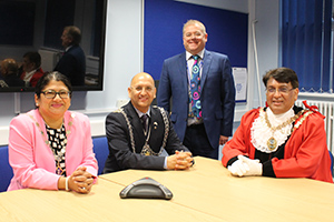  Mayors & Mayoress with Phil Ward