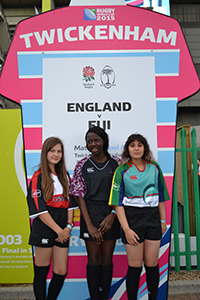  Students outside Twickenham