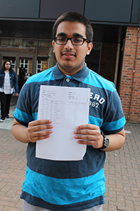  Kumail with his excellent A level results
