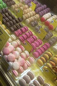  Macaroons on display