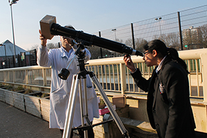  Telescopes in action with Science Club