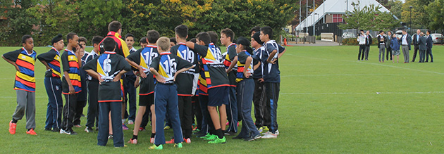  Rugby training with Japanese visitors