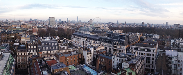  The view from the Economist Tower