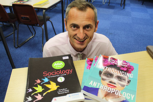  Mr Maric with his books