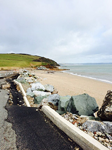 Coastal erosion