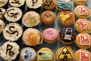  A periodic table of cakes made by the Science Team