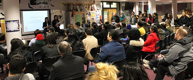  Amrit & Karishma presenting in the LRC