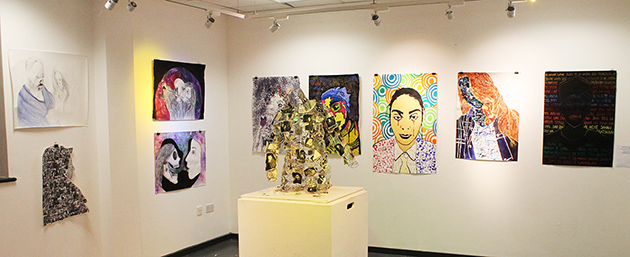  Student art in the Hogarth Gallery