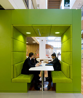  A conducive atmosphere for study - green work space
