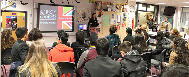  King's College Medicine talk in the LRC