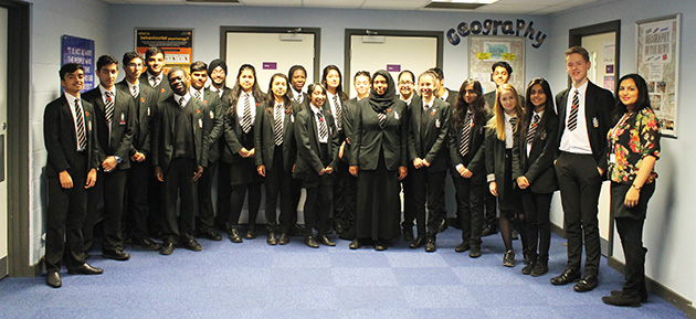  The Year 11 Prefect Team with Miss Jassal