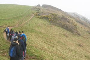  Geography students in the field