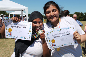  Well done to Samira & Shelby - tug of war winners