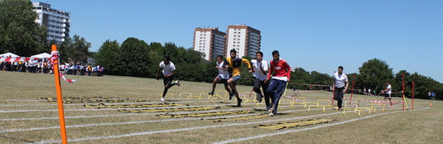  Boys obstacle race