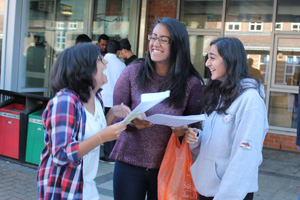  Girls celebrate their success