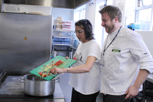  Kulwinder and Ryan in the Kitchen