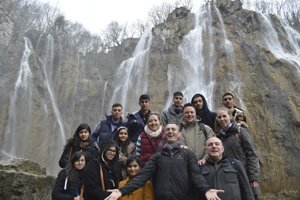 Waterfalls in Plitvice Lakes National Park