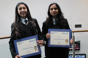  Armani & Sumayyah Year 8 winners