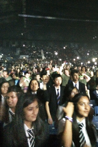  Students in the Rock Assembly crowd