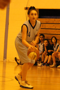  Bethany Mann playing basketball