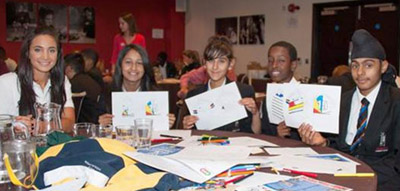  Heston students at the Design workshop at Twickenham