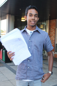  Pravin celebrates his great results