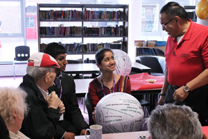  Jasleen with visitors