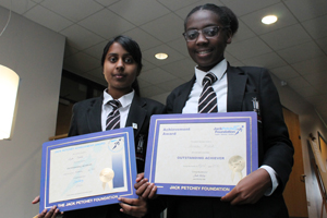  Manasa & Ayda Year 10 winners