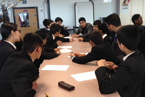  Student discussions with Head Boy
