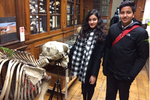  Students in the King's College Museum