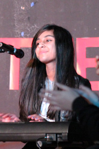  Anisha singing Photograph