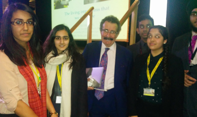  Lord Winston with Heston students