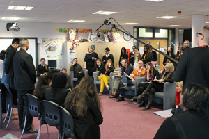  Group presenting to the panel