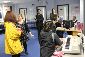  Visitors in the Music Rooms