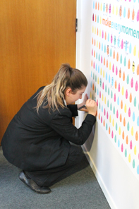  Student on the Friendlies wall