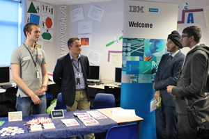  IBM with students