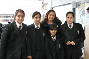  Heston Primary ex-students with teacher