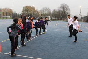  Warm up for Heston Primary students